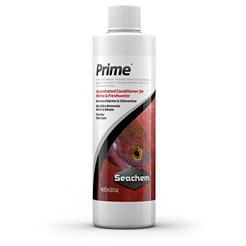 Seachem Prime Fresh 및 Saltwater Conditioner-화학 제거제 및 해독제 500ml